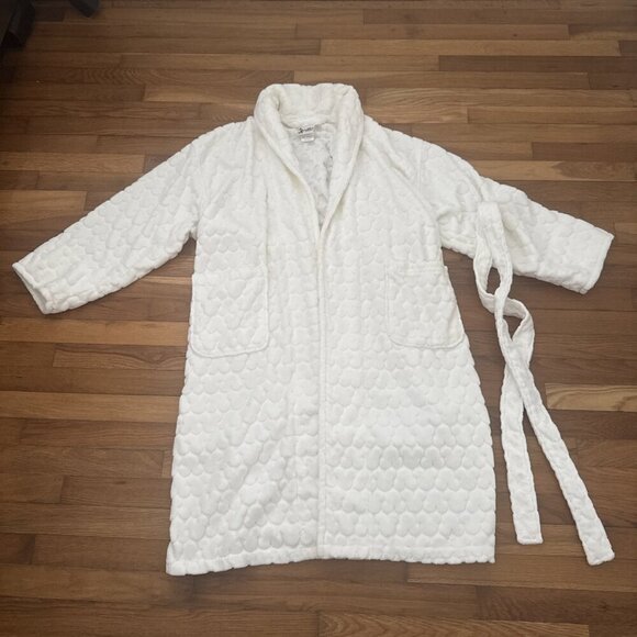 Walt Disney World Waffle 100% Cotton Bath Robe W/ belt White Size One Size - Picture 1 of 8